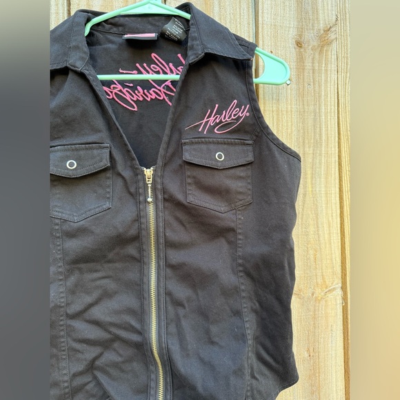 Harley Davison women vest size Medium - Picture 3 of 10